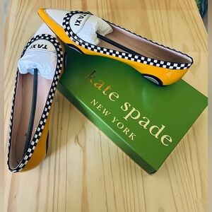 NWT. Kate Spade New York Gogo taxi flat